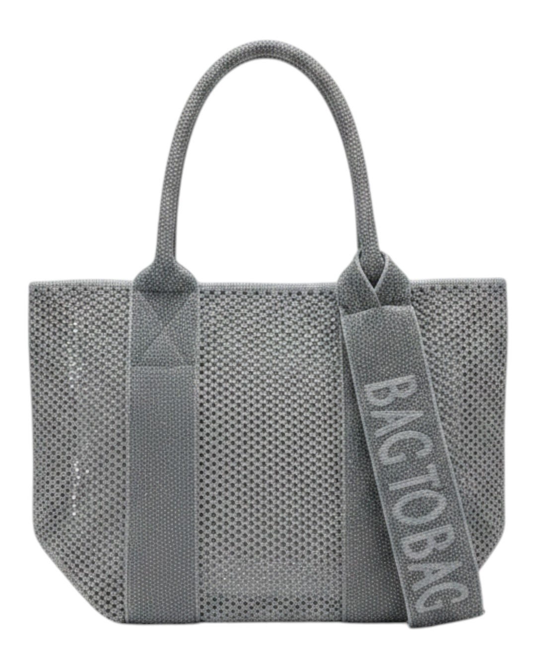 Τσάντα ώμου SF-2253 – Ασημί BAG TO BAG - sukki.gr