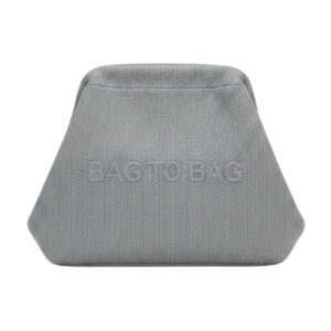 Τσάντα χειρός SF-2251 – Ασημί BAG TO BAG - sukki.gr