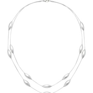 Κρεμαστό λαιμού HZM-K104 – Ασημί BAG TO BAG - sukki.gr