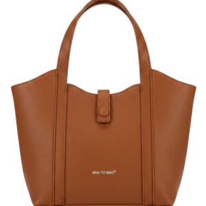 Τσάντα χειρός KX2521 – Κάμελ BAG TO BAG - sukki.gr