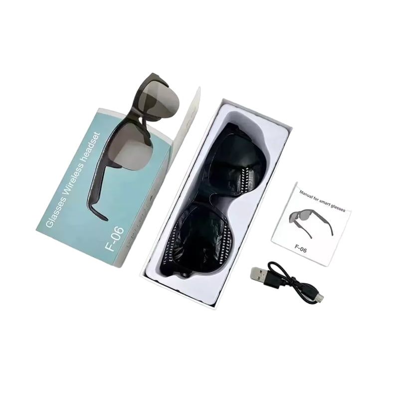 Γυαλιά Ηλίου με Ενσωματωμένα Ακουστικά V5.3 Hands-Free F-06 - Glasses Wireless Headset (Αντιγραφή) - Image 2