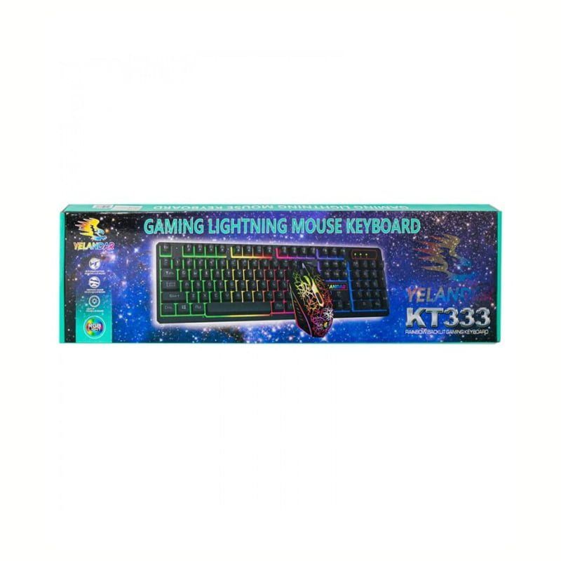 Yelandar Gaming Πληκτρολόγιο και ποντίκι KT333 - Image 3