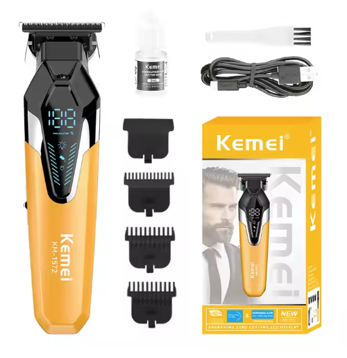Kemei Κουρευτική μηχανή KM-1572 - Kemei Hair clipper KM-1572 - sukki.gr