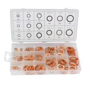 Σετ ροδέλες χαλκού 150τεμ - Copper washer assortment - sukki.gr