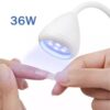 Λάμπα MINI LED UV LAMP 36 Watt με βραχίονα - Mini desk LED UV lamp YC-05 - sukki.gr