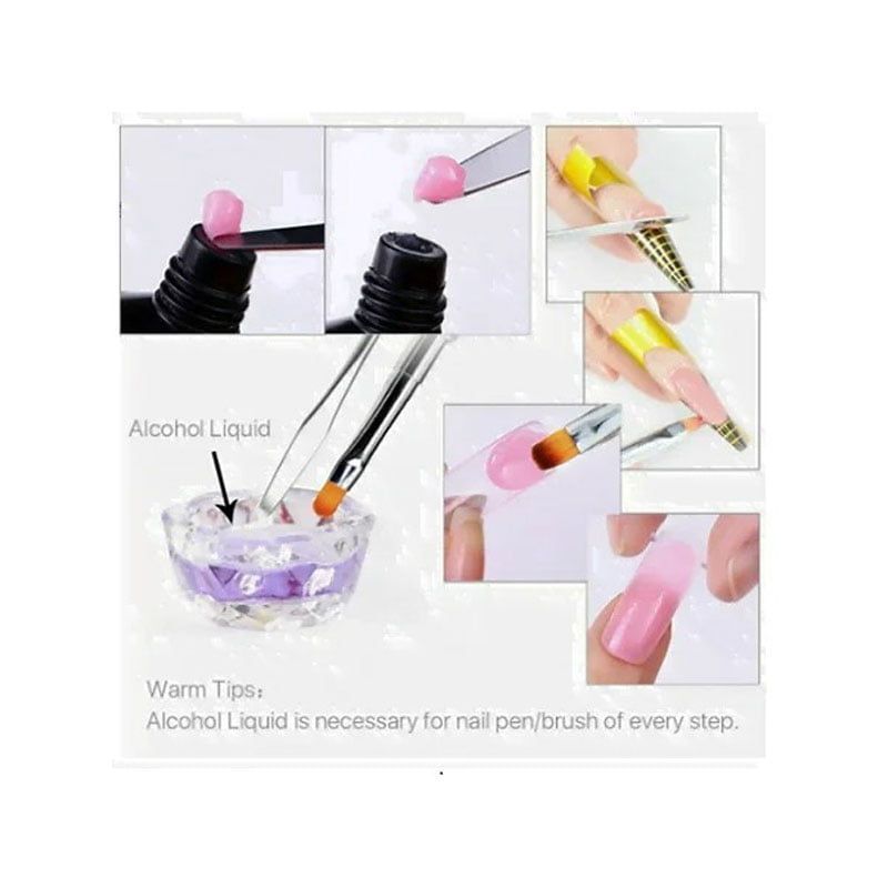 Διπλό Πινέλο Acrylic Gel - Pen for acrylic gel two sides - Image 2