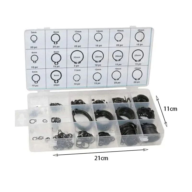 Ασφάλειες SNAP RING σετ 300 τεμαχίων - Snapring assortment 300pcs - Image 5