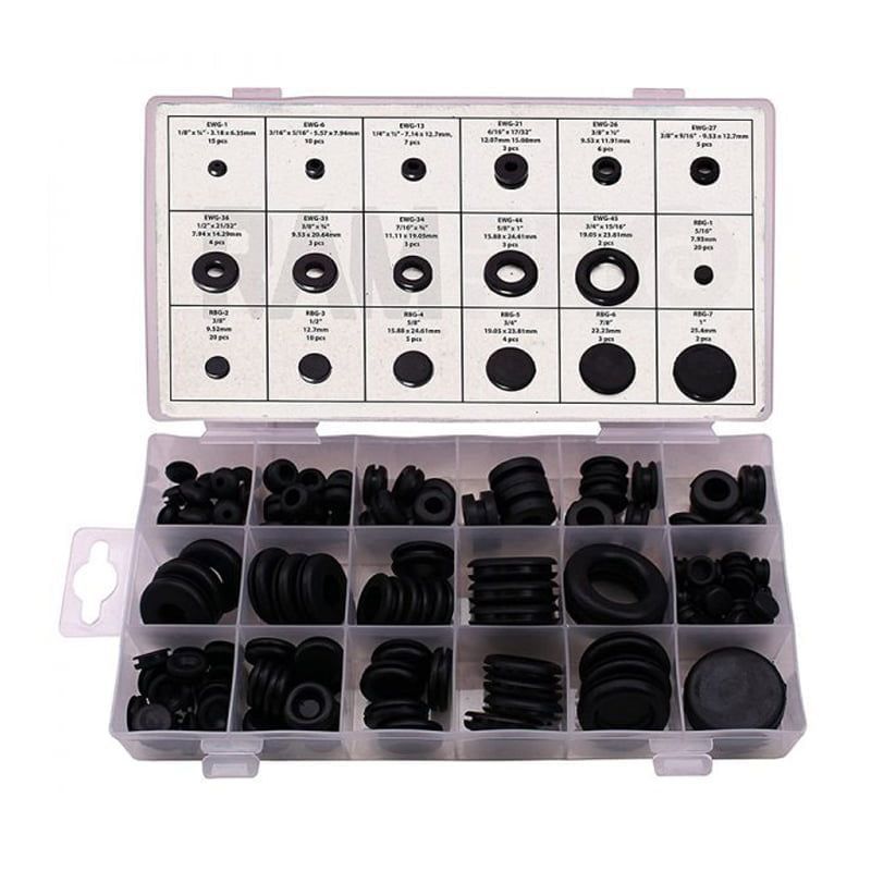 0 -RING ροδέλες & τάπες σετ 125 τεμαχίων - Grommet assortment - Image 2
