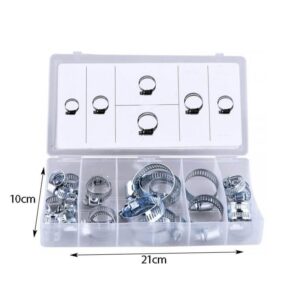 Alternative view of Σφιγκτήρες Inox σε 6 Μεγέθη 26τμχ- Hose Clip Assortment 26pc