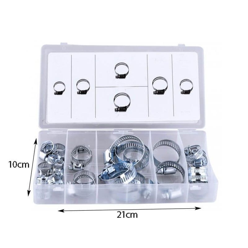 Σφιγκτήρες Inox σε 6 Μεγέθη 26τμχ- Hose Clip Assortment 26pc - Image 2