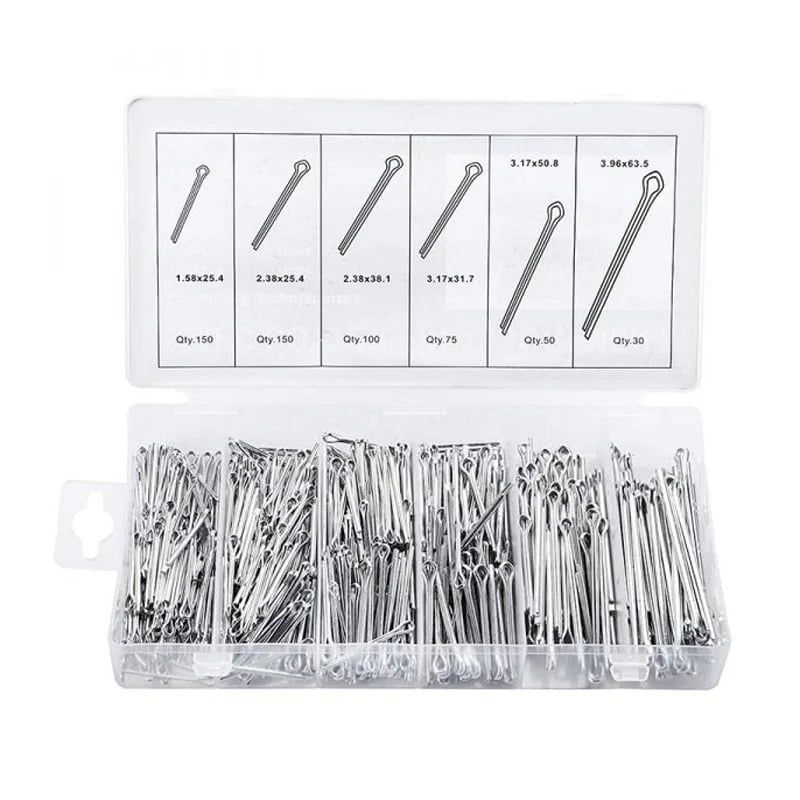 Κοπίλιες ασφάλειες σετ 555τμχ - Cotter pin assortment - Image 5