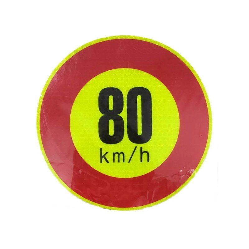 Αυτοκόλλητο Όριο Ταχύτητας 80 km/h - Sticker limit - Image 3