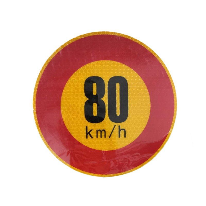 Αυτοκόλλητο Όριο Ταχύτητας 80 km/h - Sticker limit - Image 2