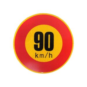 Αυτοκόλλητο Όριο Ταχύτητας 90 km/h - Sticker limit - sukki.gr