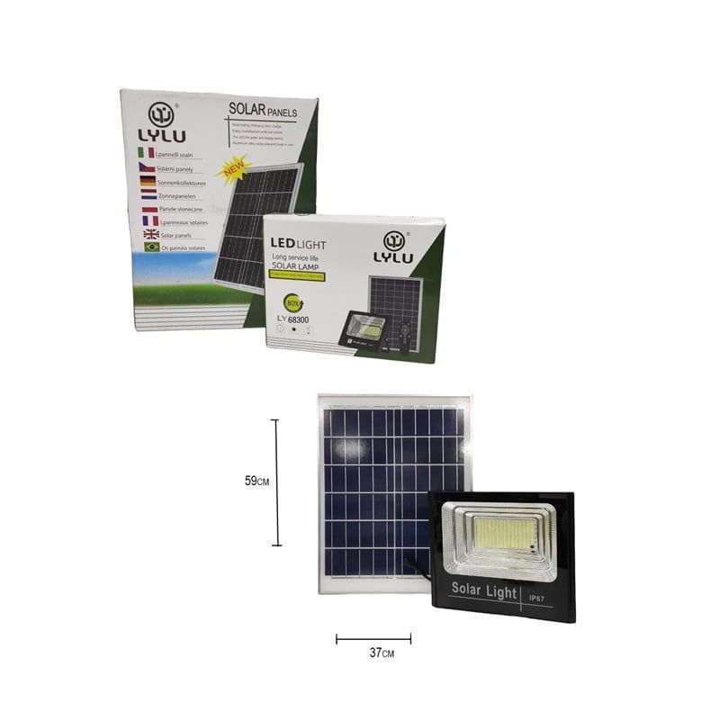 LYLU Ηλιακός προβολέας με τηλεχειριστήριο LED 600W LY68300 - Solar light - Image 5