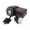 Φορτιστής αυτοκινήτου με βολτόμετρο – USB voltmeter car charger - sukki.gr