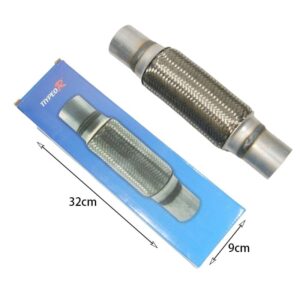 TIYPEOR Σπιράλ Εξάτμισης Αυτοκινήτου Φ57*200*300mm - Flexible Pipes - sukki.gr