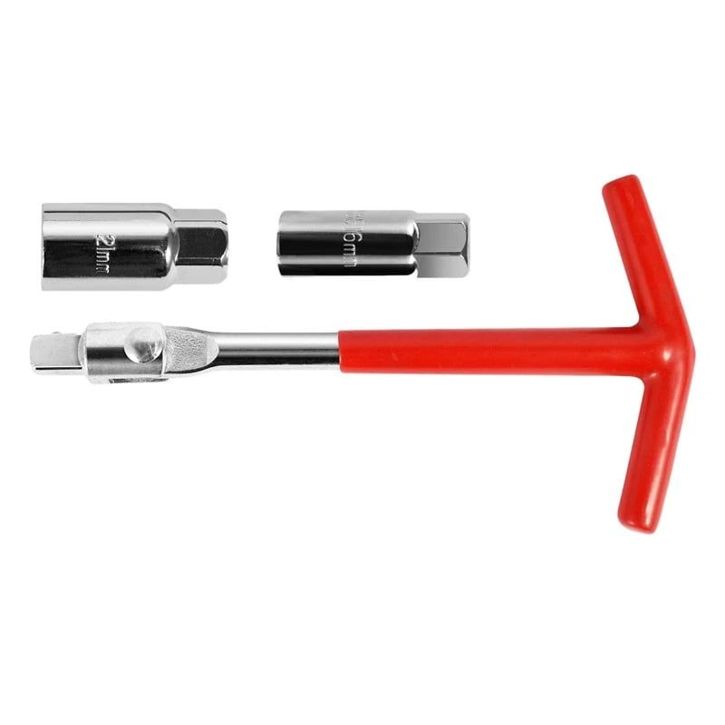 Μπουζόκλειδο Σπαστό Διπλό 16mm - 21mm - Spark plug tool - Image 3