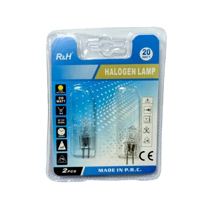 R&H Λάμπα αλογόνου 20W G4 – Halogen lamp - Image 2