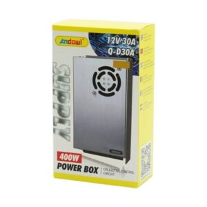 Andowl Τροφοδοτικό LED Ισχύος 400W με Τάση Εξόδου 12V 30A Q-D30A - Power Box