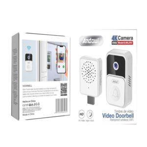 Κουδούνι πόρτας με 4K Κάμερα Andowl Q-ML050 - Door bell Camera - sukki.gr