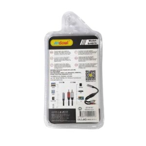 Alternative view of Andowl Καλώδιο ήχου TRS 3.5mm σε 2 RCA Q-HD76 - Audio cable