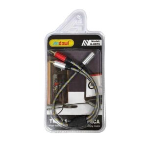 Andowl Καλώδιο ήχου TRS 3.5mm σε 2 RCA Q-HD76 - Audio cable - sukki.gr