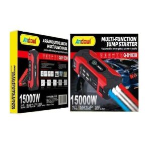 Andowl Εκκινητής Μπαταρίας Αυτοκινήτου 15000mAh Q-D1030 - Car multi-function jump starter - sukki.gr