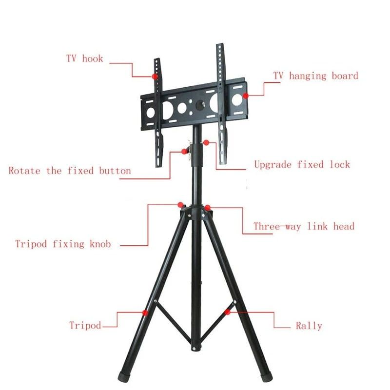 Βάση Τηλεόρασης Δαπέδου - Tripod TV Portable Floor Stand - Image 4