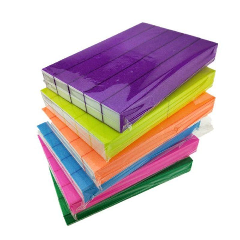 Buffer νυχιών σε διάφορα χρώματα 10τμχ - Nail Buffer 10pcs - Image 2