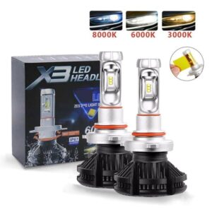 Λάμπες Αυτοκινήτου H1- X3 LED HEADLIGHT 6000LM 50W - sukki.gr