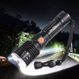 Επαναφορτιζόμενος φακός XH-P50 BX-P07 1500 lumens - Glare flashlight - sukki.gr