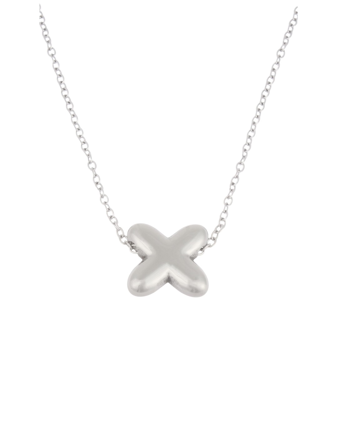 Κρεμαστό λαιμού XG-6717-12G – Ασημί BAG TO BAG - sukki.gr